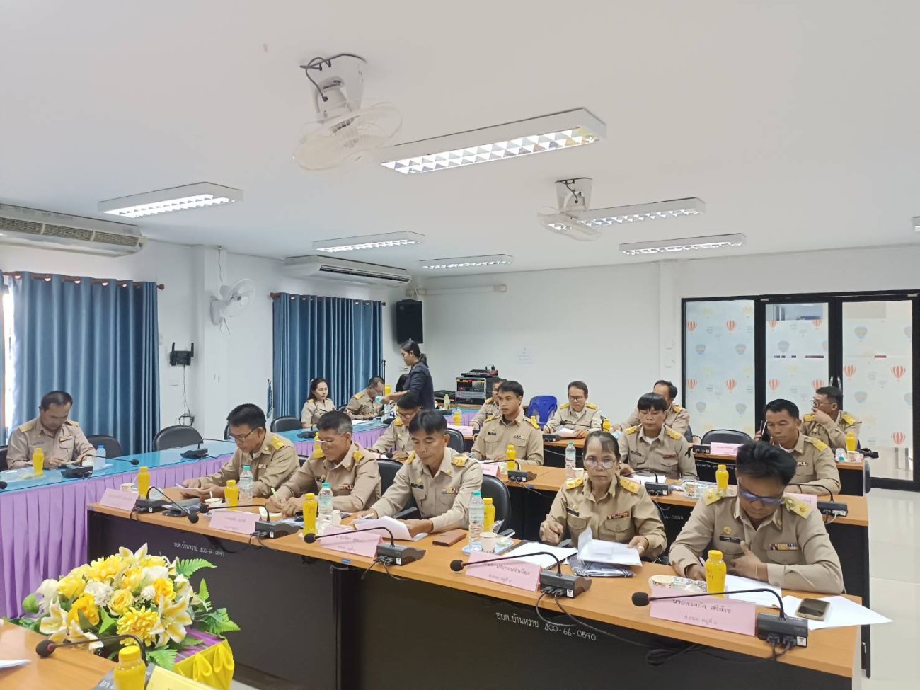การประชุมสภาองค์การบริหารส่วนตำบลบ้านหวาย สมัยสามัญ  สมัยแรก ประจำปี พ.ศ.2569 วันที่ 2 มีนาคม 2569
