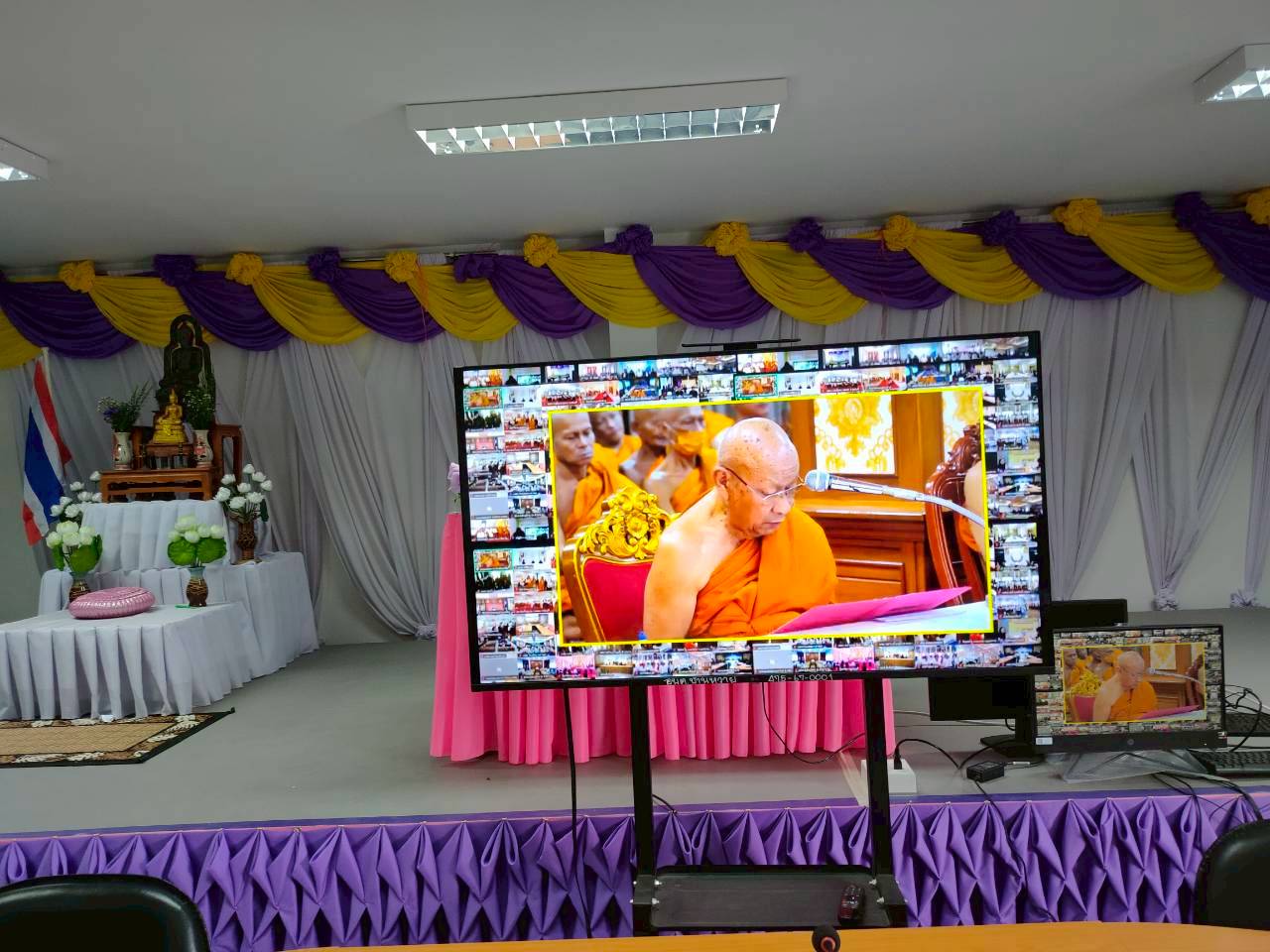 โครงการวัด ประชา รัฐ สร้างสุข "รวมพลังสร้างปัปปายะสู่วัดด้วยวิถี ๕ส." (Big Cleaning Day) เพื่อเฉลิมพระเกียรติและถวายเป็นพระราชกุศลเนื่องในวันเฉลิมพระชนมพรรษา สมเด็จพระนางเจ้าสุทิดา พัชรสุธาพิมลลักษณ พระบรมราชินี วันอังคารที่ ๒ มิถุนายน พ.ศ.๒๕๖๙